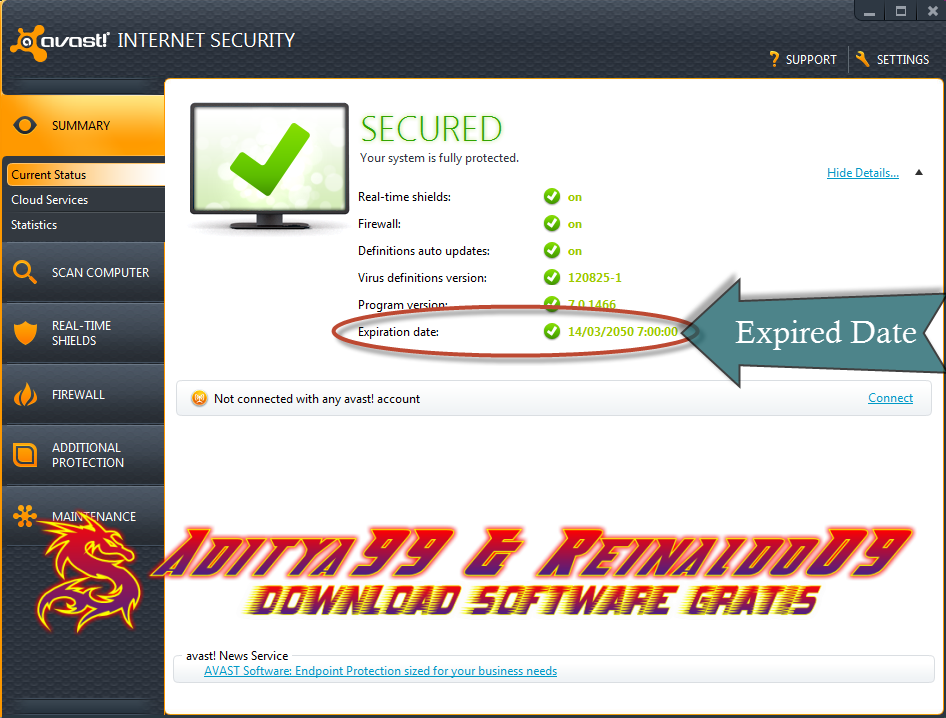 Avast Premier 2018 License Key Till 2050 Avast internet security license key 2050 - ulsdminder