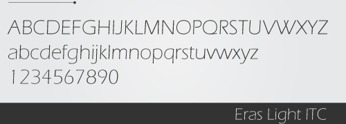Thin and Light Fonts for Designers