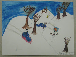 landscapes 5th watercolor grade miss young