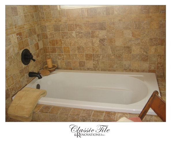 Classic Tile And Renovations of Charlotte North Carolina Bathtub