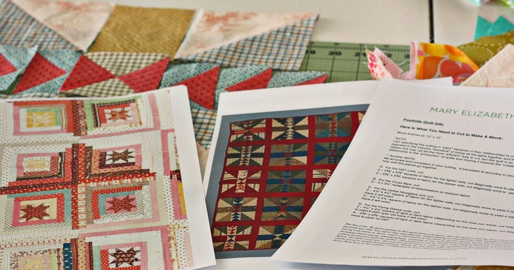 FootHills Quilt Beginning Blue Elephant Stitches