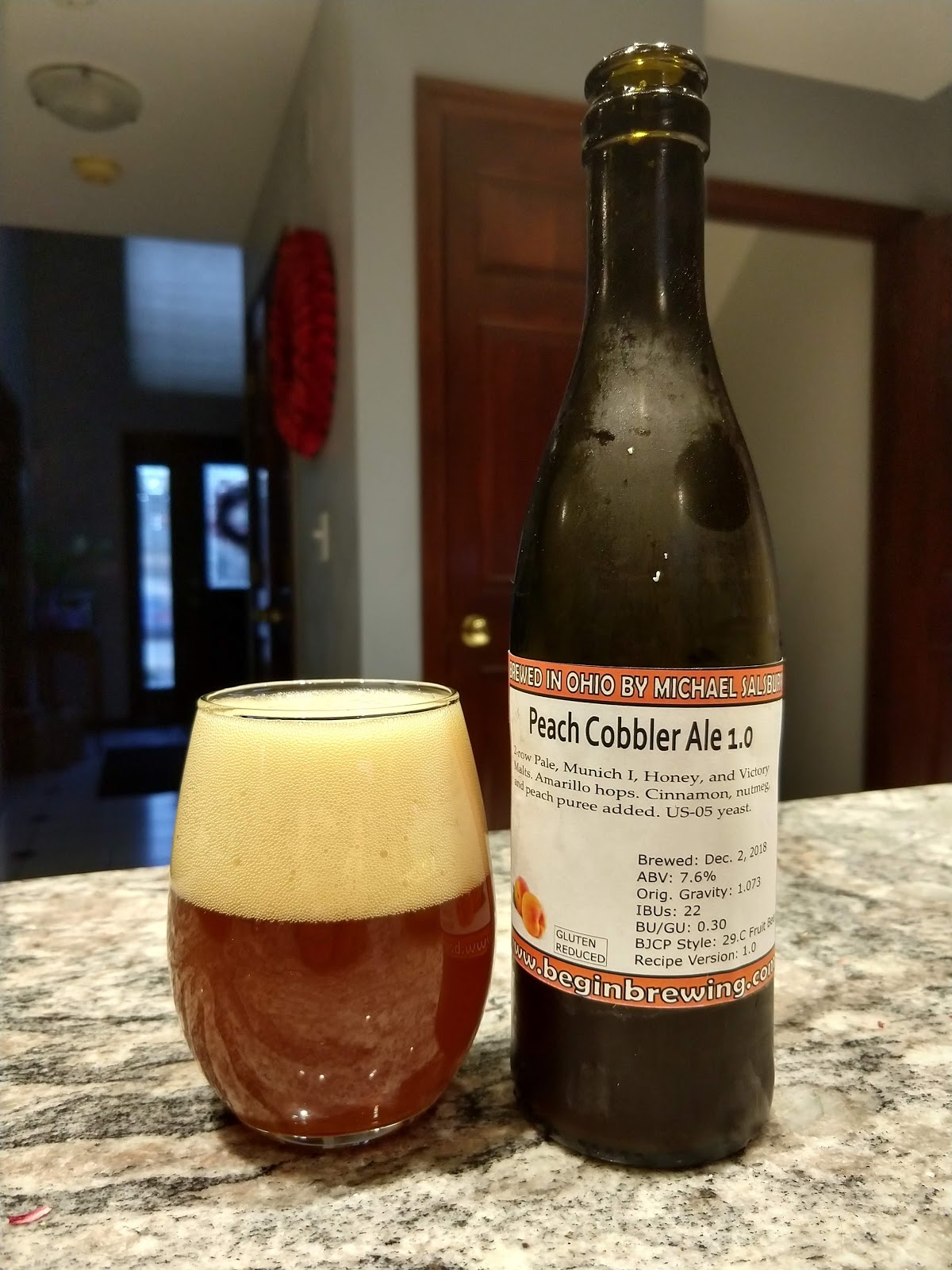 Peach Cobbler Ale 1.0