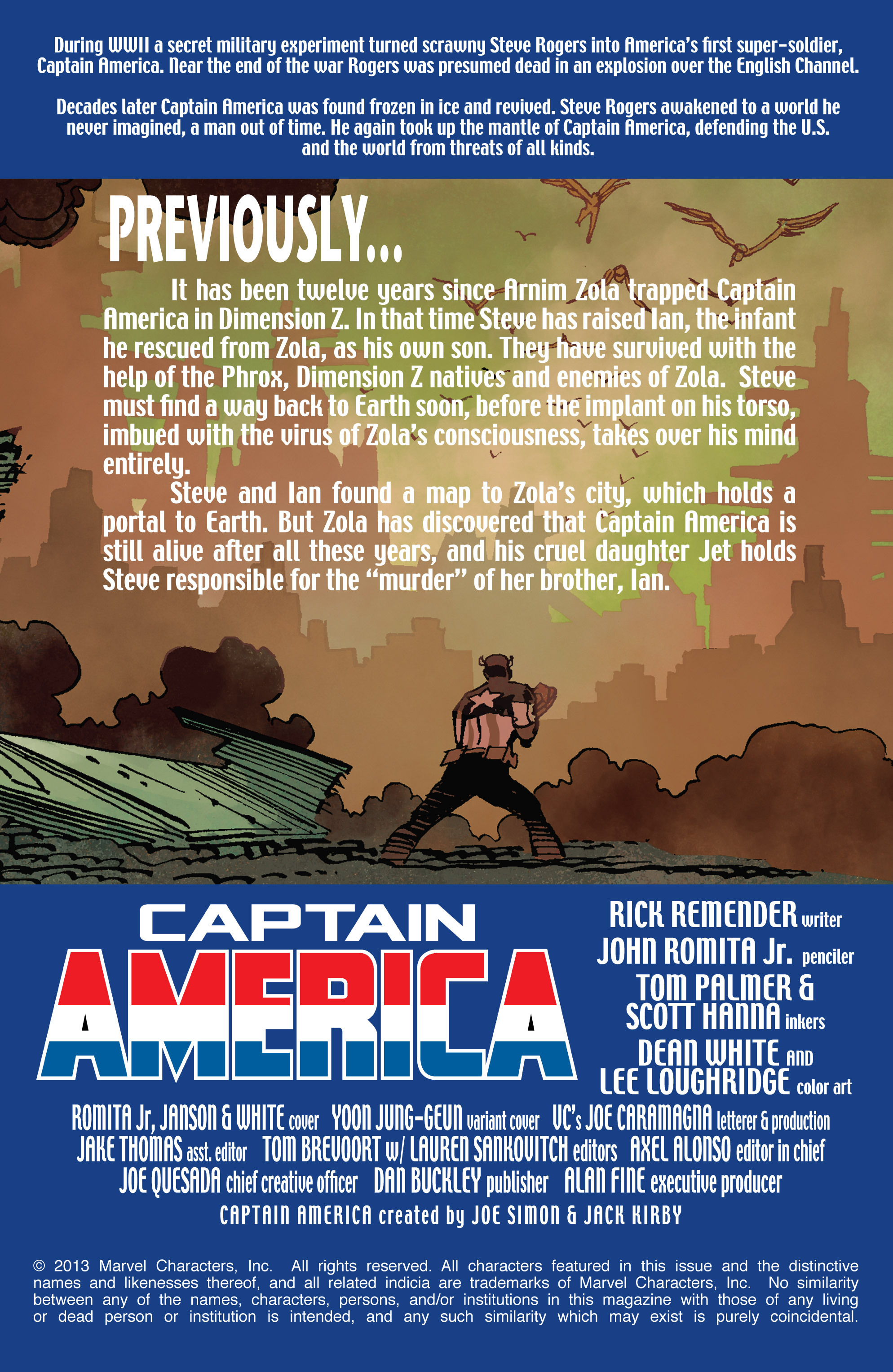 Read online Captain America (2013) comic -  Issue #5 - 2