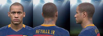 PES 2016 Neymar New Hairstyle by UDJ