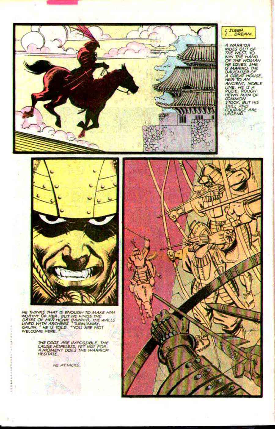 Wolverine v1 #3 1980s marvel comic book page art by Frank Miller