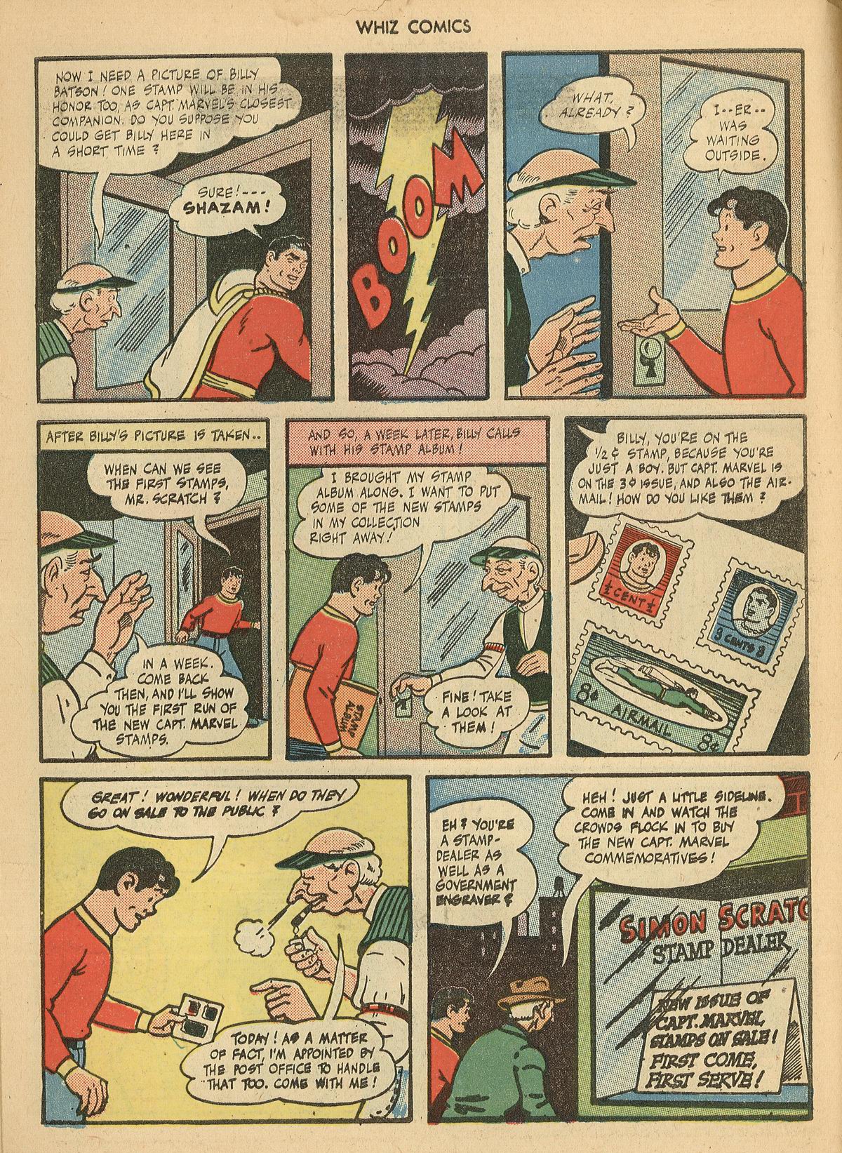 Read online WHIZ Comics comic -  Issue #67 - 6