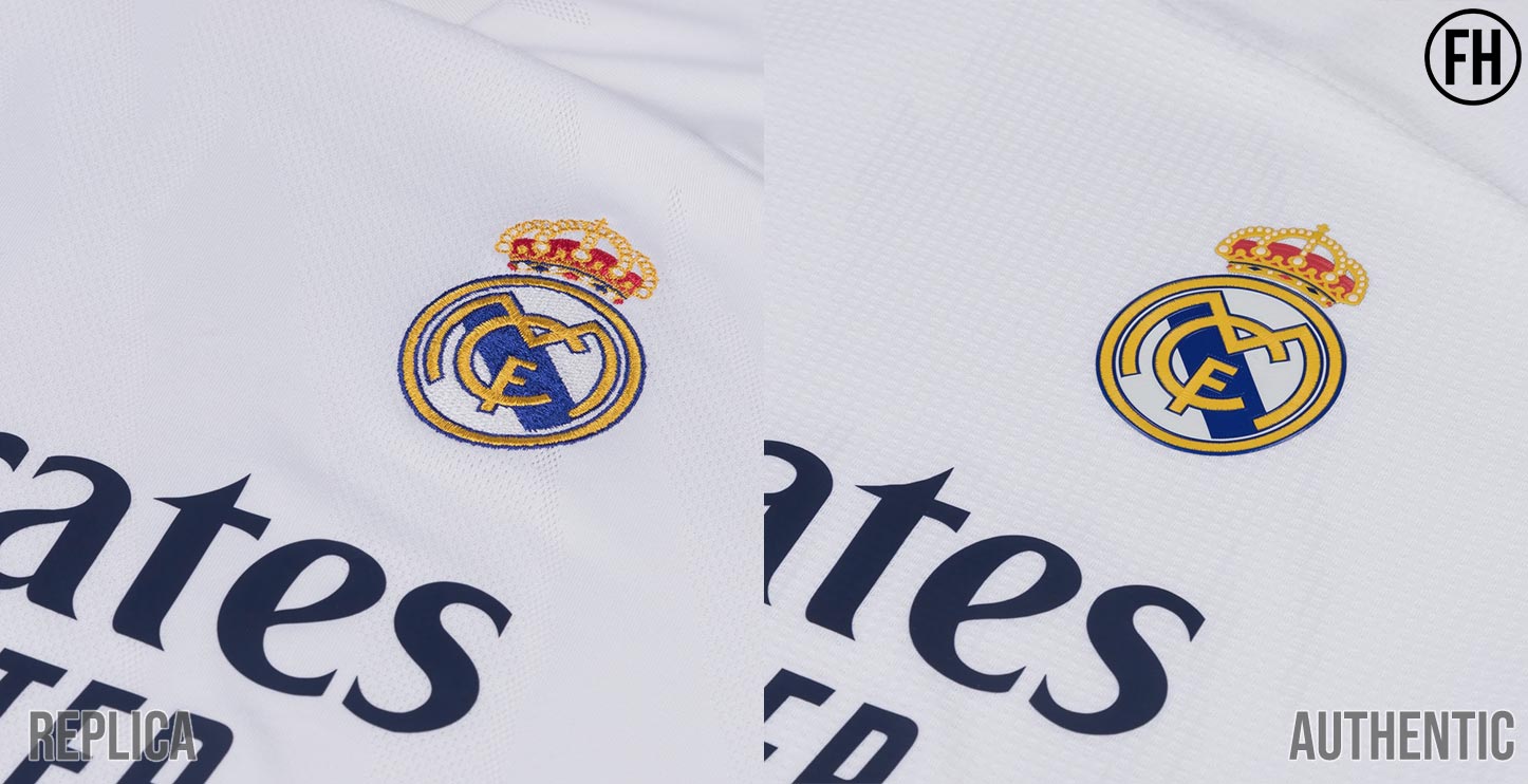 Real Madrid 20-21 Authentic vs Replica Kits - Differences - Footy Headlines