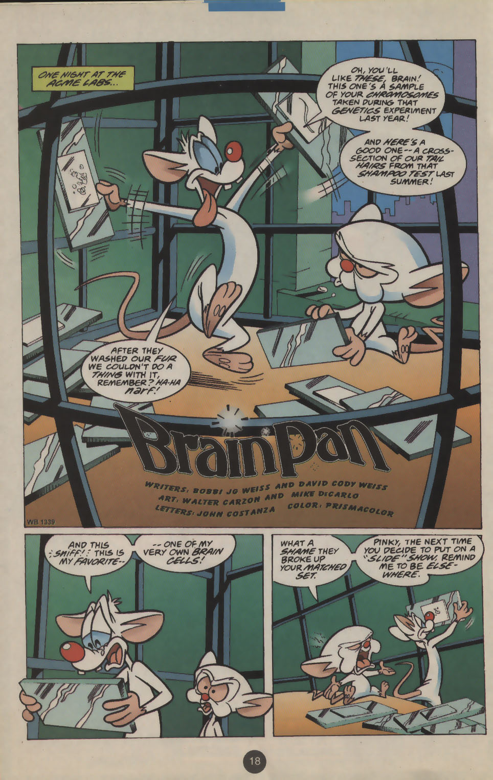 Read online Pinky and The Brain comic -  Issue #13 - 14