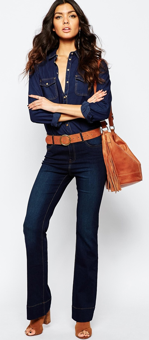 Jean bootcut femme brut Noisy May