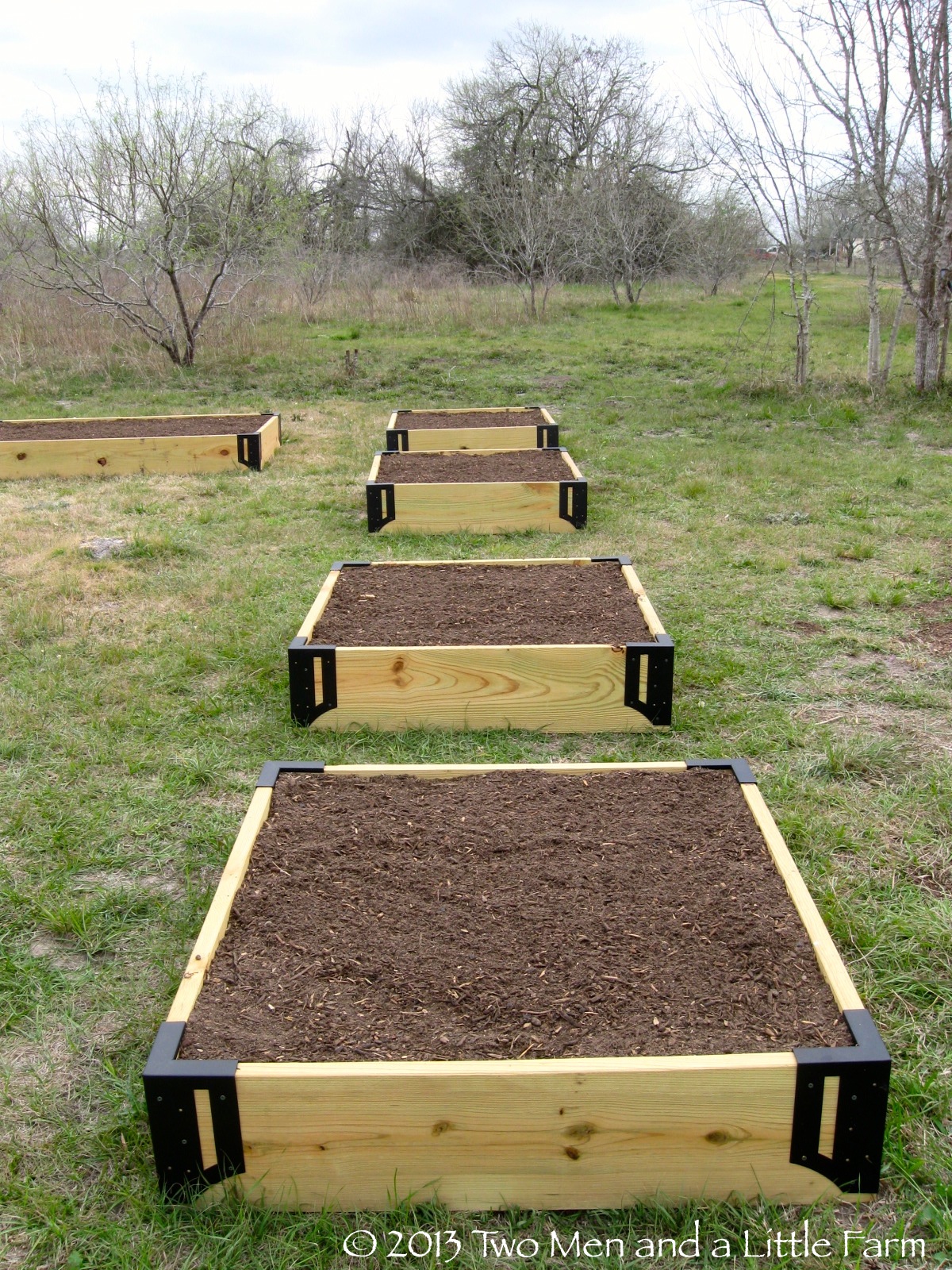 Two Men and a Little Farm RAISED GARDEN BEDS, STEP THREE