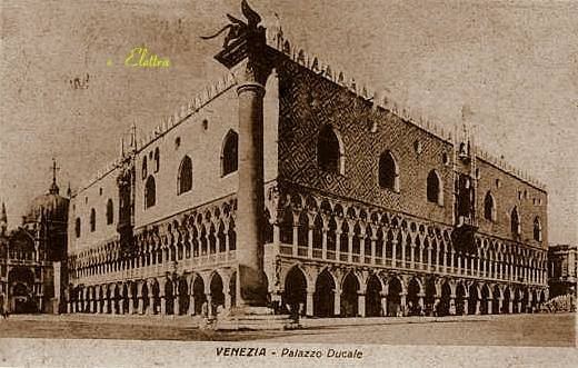 Cartolina di Palazzo Ducale Venezia