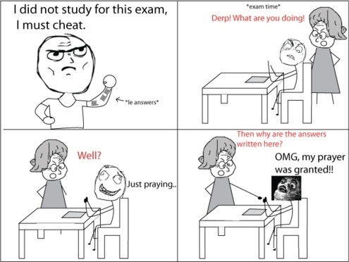 Epic Cheating - Exam Time