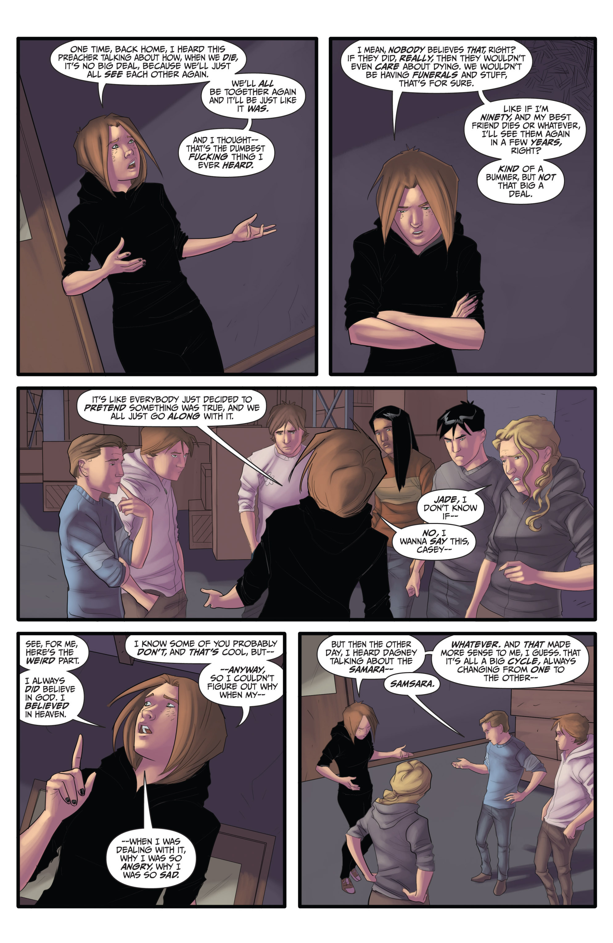 Read online Morning Glories comic -  Issue #34 - 22