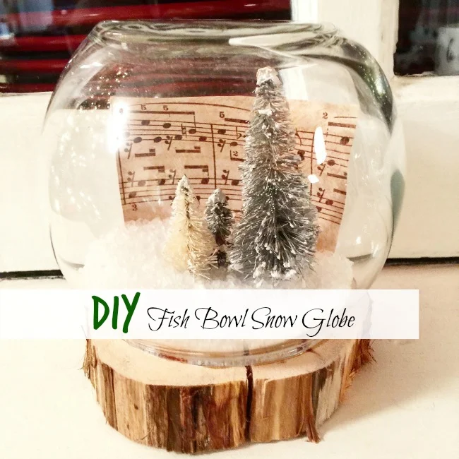 Easy DIY Fish Bowl Snow Globes www.homeroad.net