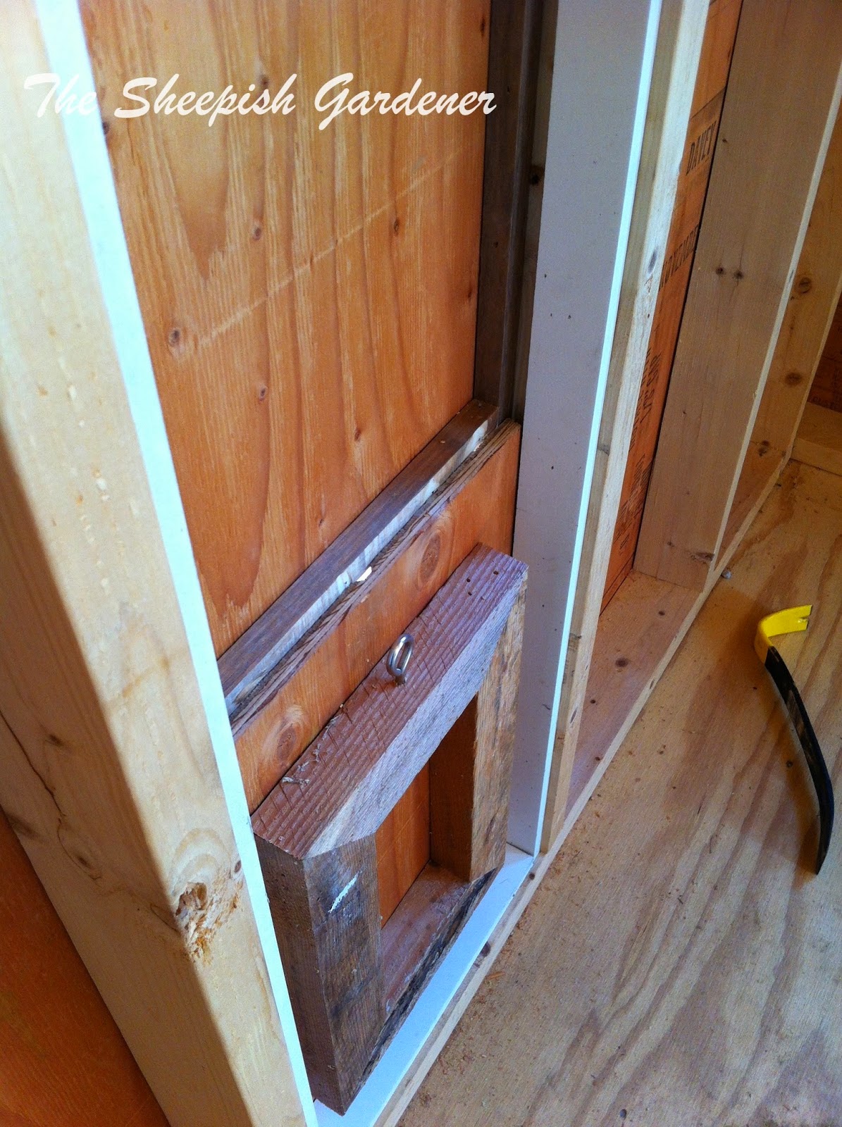 The Sheepish Gardener Feathered Friday Chicken Coop Pop Door