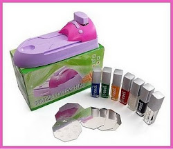 nail printing machine portable care sendiri buatan kuku cantik