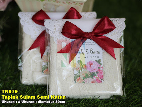 Taplak Sulam Semi Katun