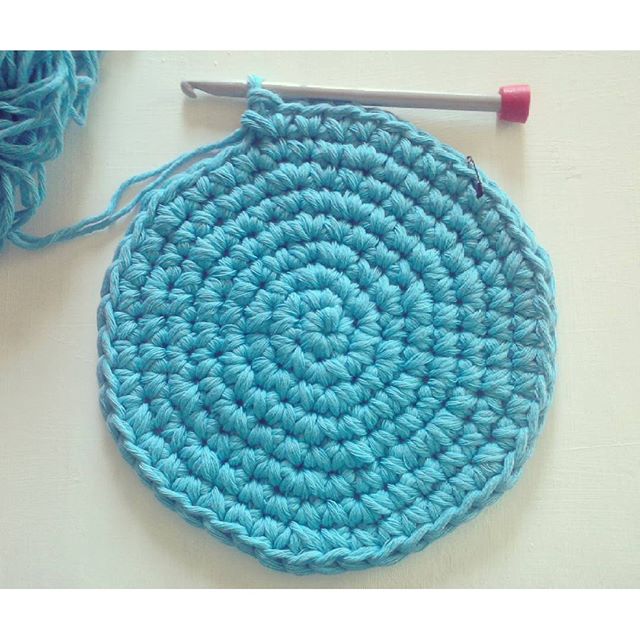 individual crochet redondo
