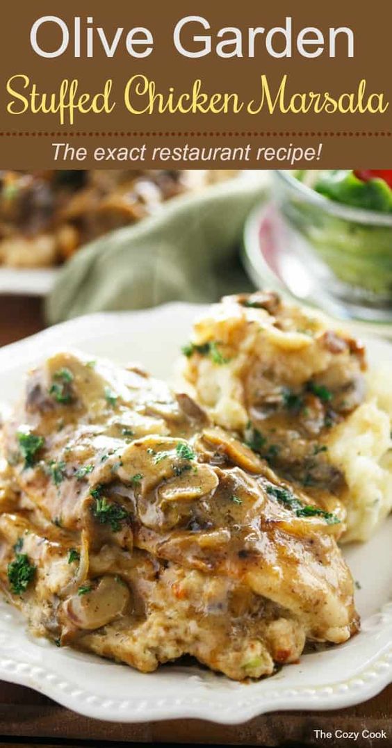 Olive Garden Stuffed Chicken Marsala Healthy Food Guide Update