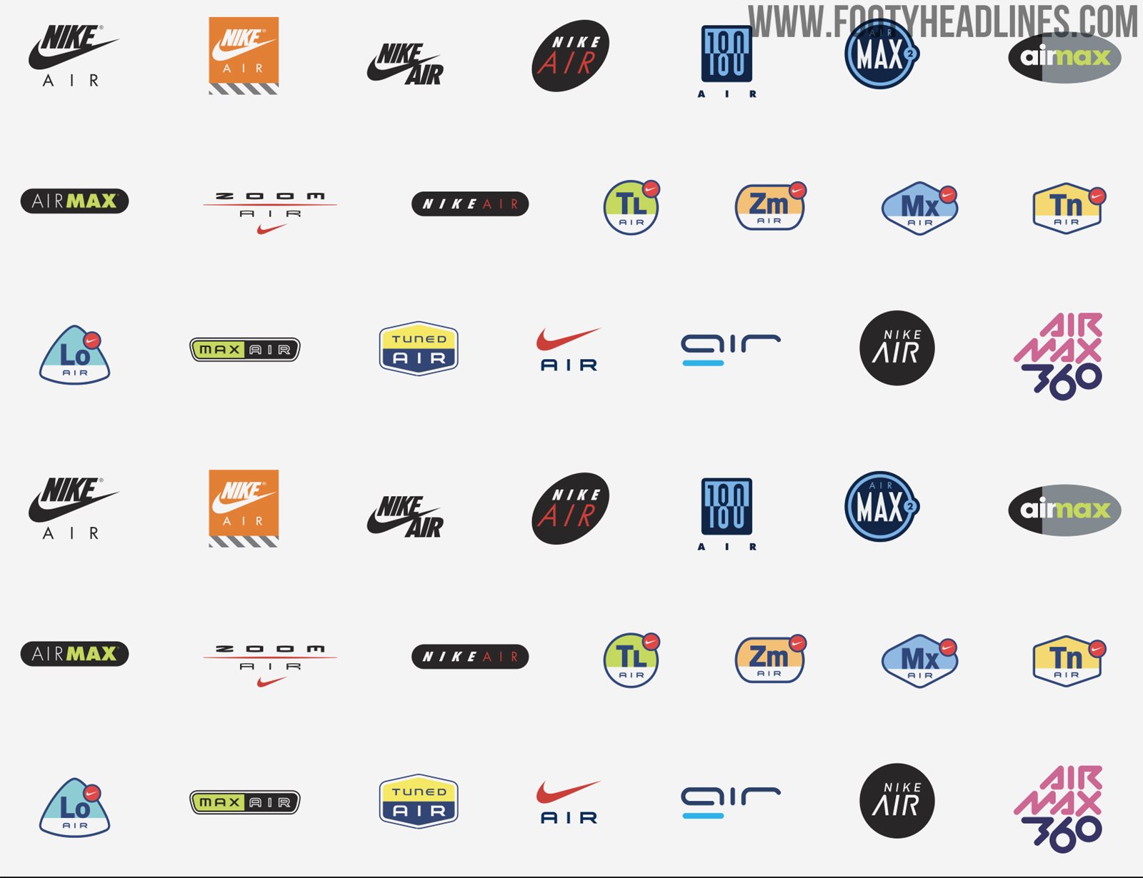 Nike Logo Air Max - Thấu hiểu sâu hơn về dòng sản phẩm có logo nổi ...