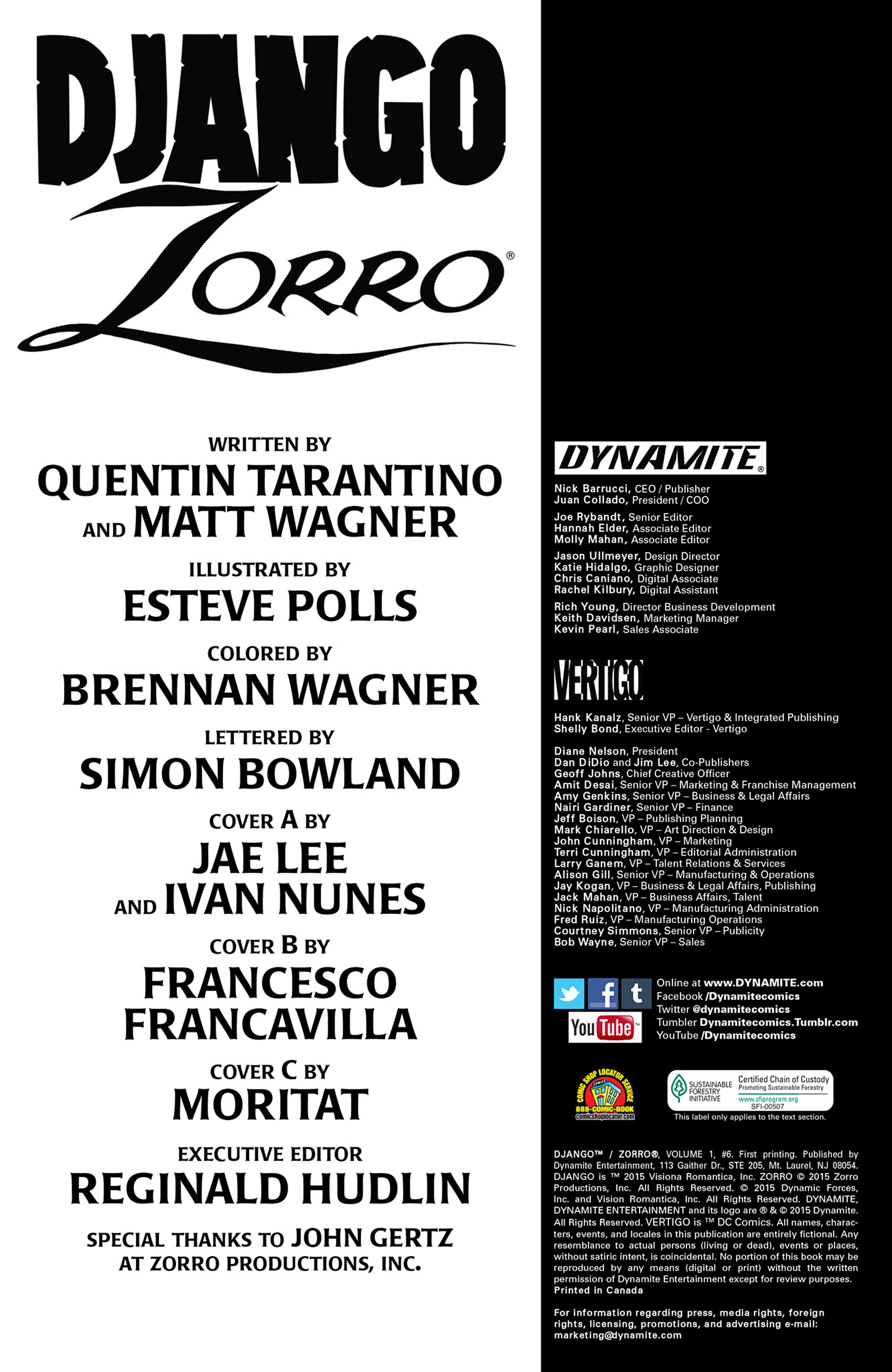 Read online Django/Zorro comic -  Issue #6 - 2