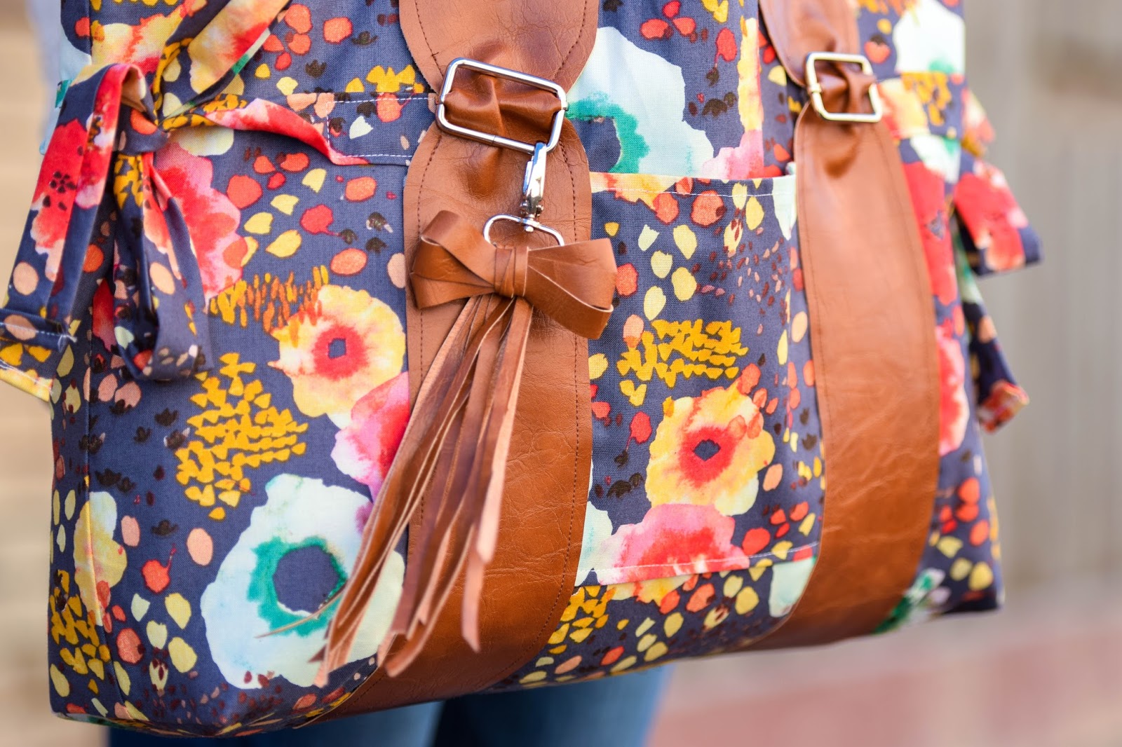tiny seamstress designs Leather Shore Bags