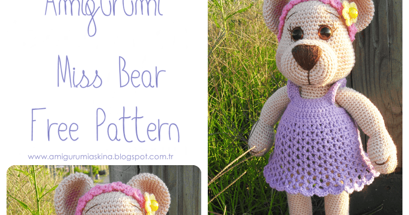 Amigurumi Bayan Ay? Yap?l???-Amigurumi Miss Bear Free ...