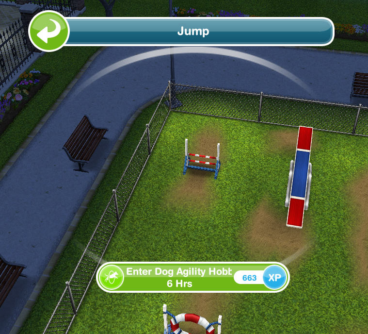 Dog Agility Hobby The Sims Freeplay INSIMS