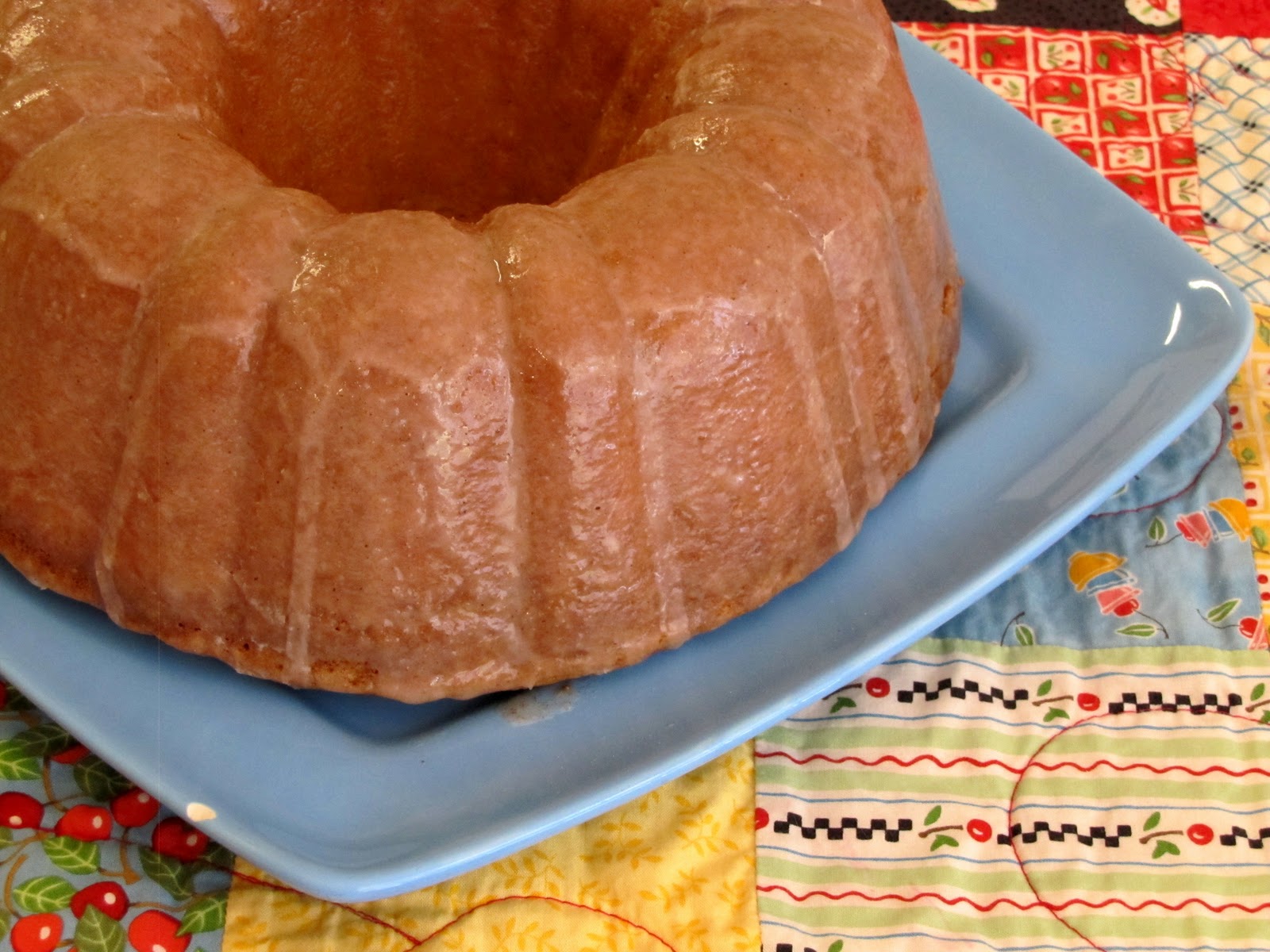 Sweets By The Sea Pumpkin Spice Eggnog Pound Cake with Cinnamon Spice Glaze