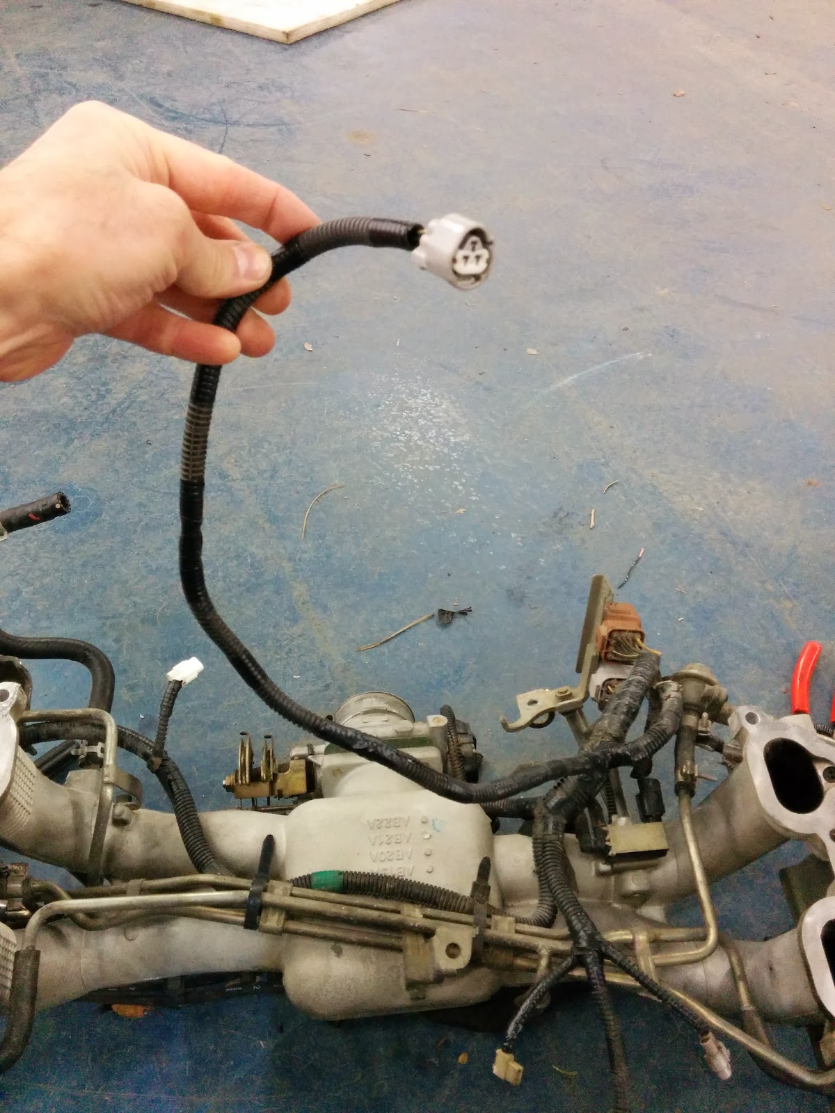 Love'n it out Westfalia Subaru Intake Manifold Installed