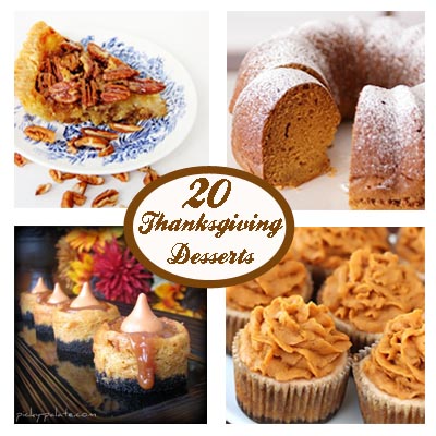 My Crafty Soul: 20 Delightful Thanksgiving Desserts