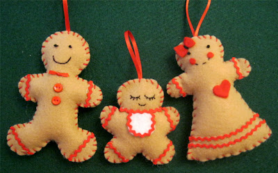 Phoebe's World: Gingerbread Men Decorations