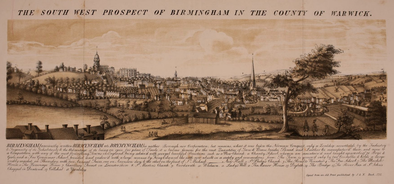 South-West Prospect, 1731