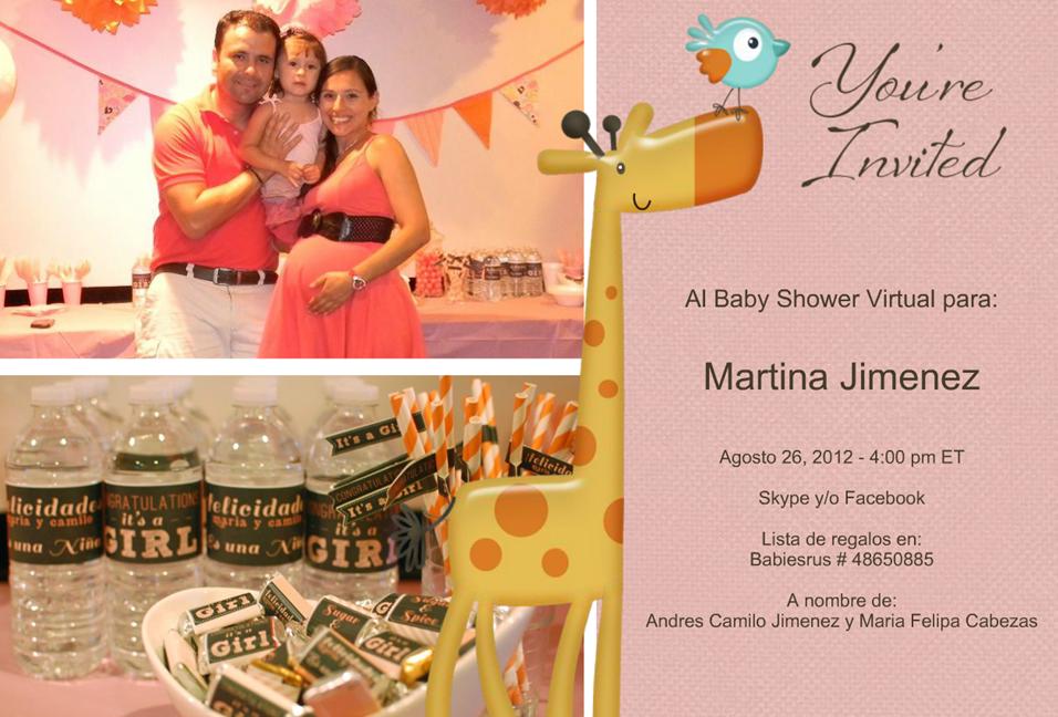 MaMa Tinas Style Invitación Baby Shower Virtual