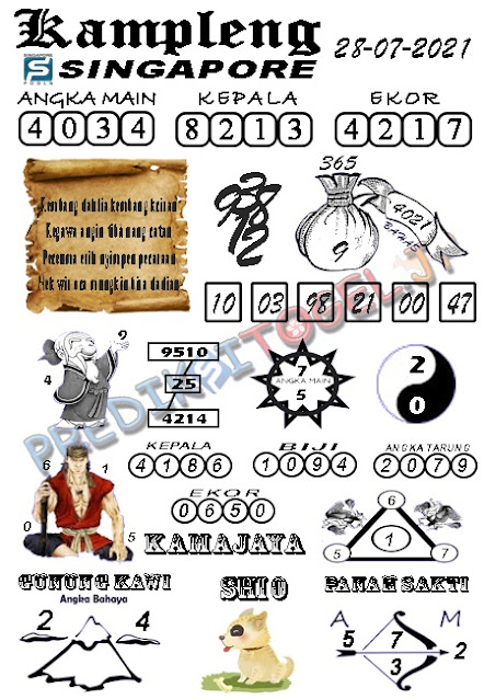PREDIKSI singapura