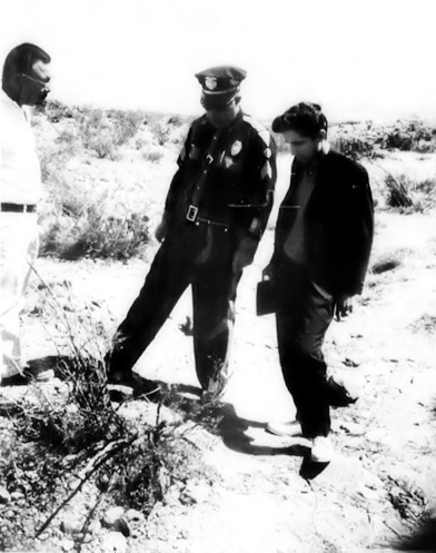 Lonnie Zamora, Sgt. Sam Chavez and Ray Stanford.