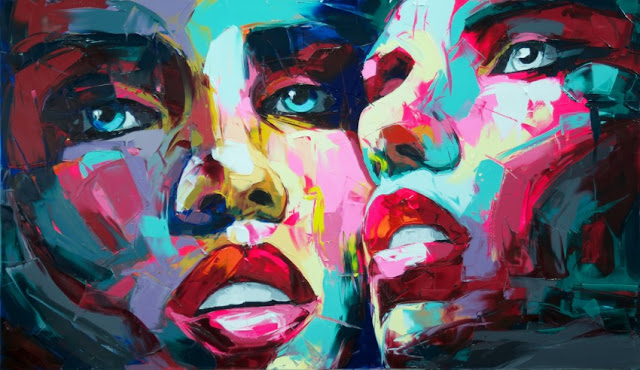 Colorful Knife Paintings by Francois Nielly