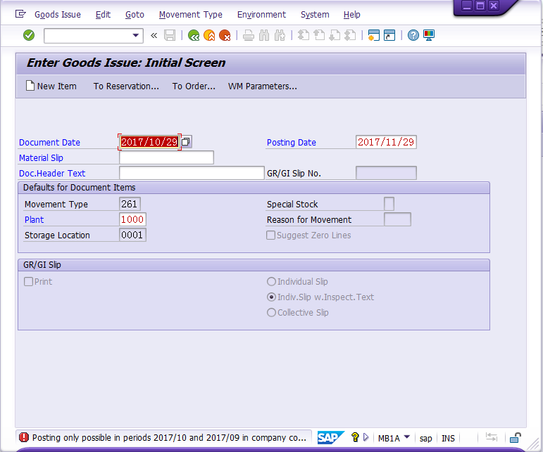 SAP拾贝 Close Period for Material Master Records (Solutions to Message