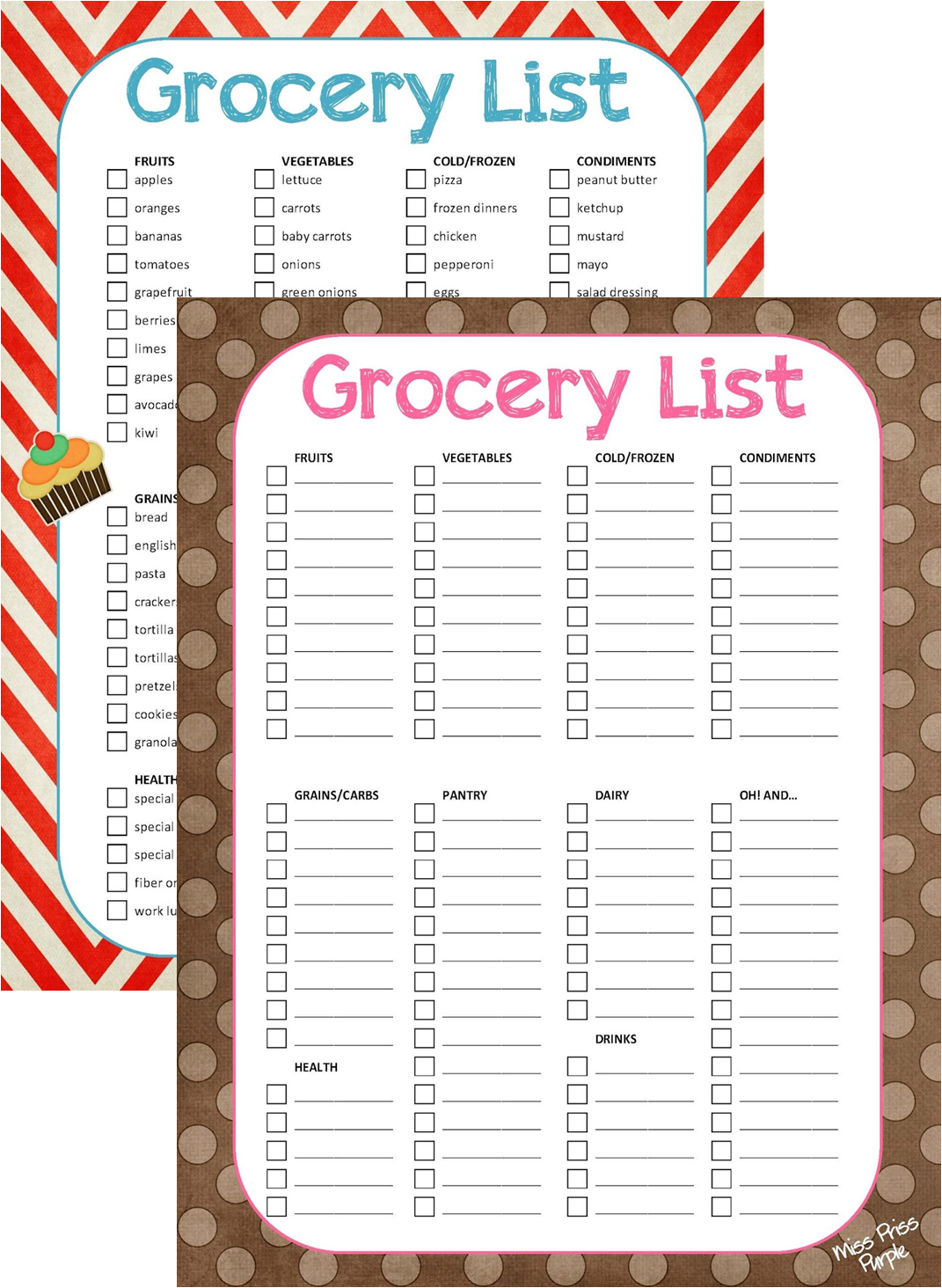 heb-grocery-list-template