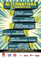 Alternativas en concierto 2016, cartel completo Alternativas en concierto 2016, cartel completo