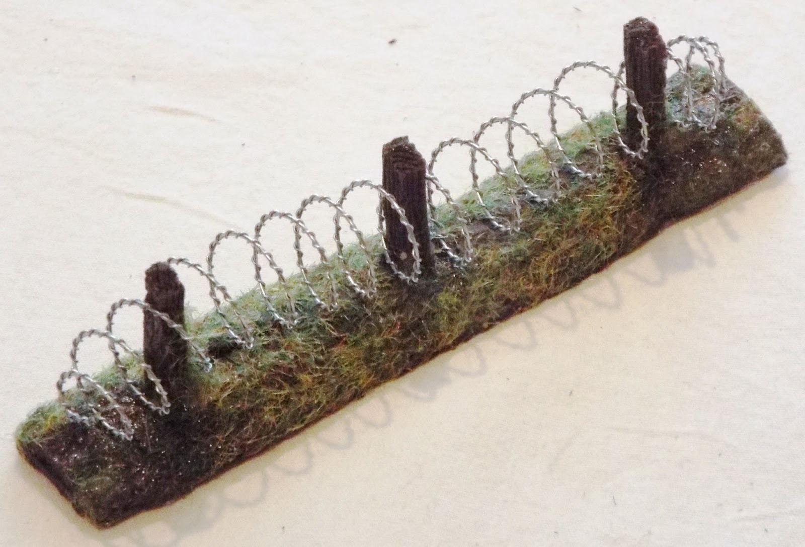 Wargaming Miscellany Modelling barbed wire entanglements The prototype