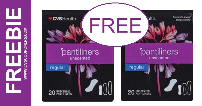 FREE CVS Health Thin Pantiliners at CVS - 7/14-7/20