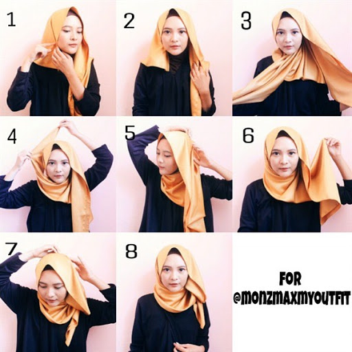 contoh tutorial hijab pashmina satin terbaru 2017/2018 contoh tutorial hijab pashmina satin terbaru 2017/2018