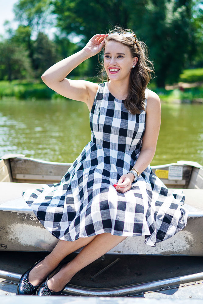 Krista Robertson, Covering the Bases,Travel Blog, NYC Blog, Preppy Blog, Style, Fashion Blog, Travel, Fashion, Preppy Style, Blogger Style, Gingham Dresses, Central Park Boating, NYC Activities, Summer Dresses, Summer Fashion, Summer Style, Macy's