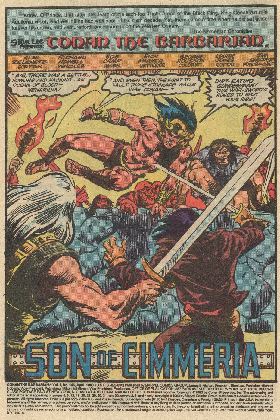 Read online Conan the Barbarian (1970) comic -  Issue #145 - 2