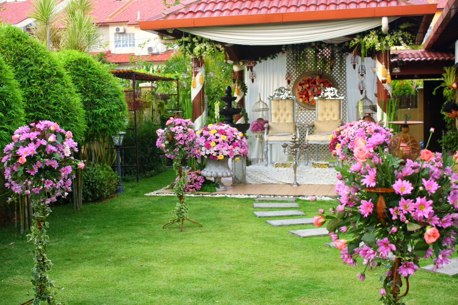  Contoh  Dekorasi  Pernikahan di Taman Wedding  Garden  
