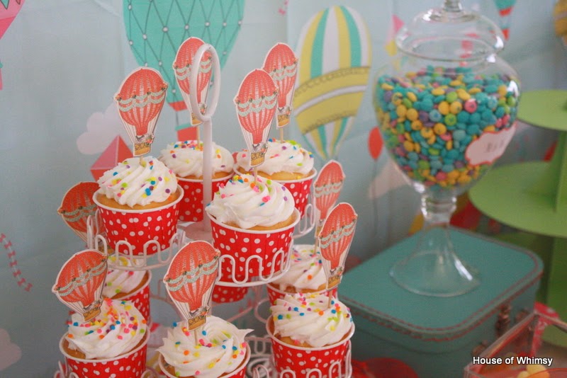 House of Whimsy: A Hot Air Balloon Theme Baby Shower