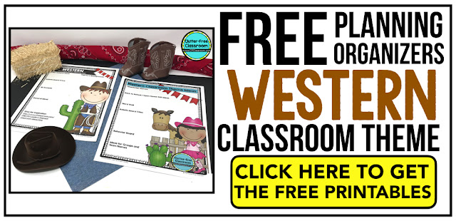 Western Themed Classroom Ideas Printable Classroom Decorations
