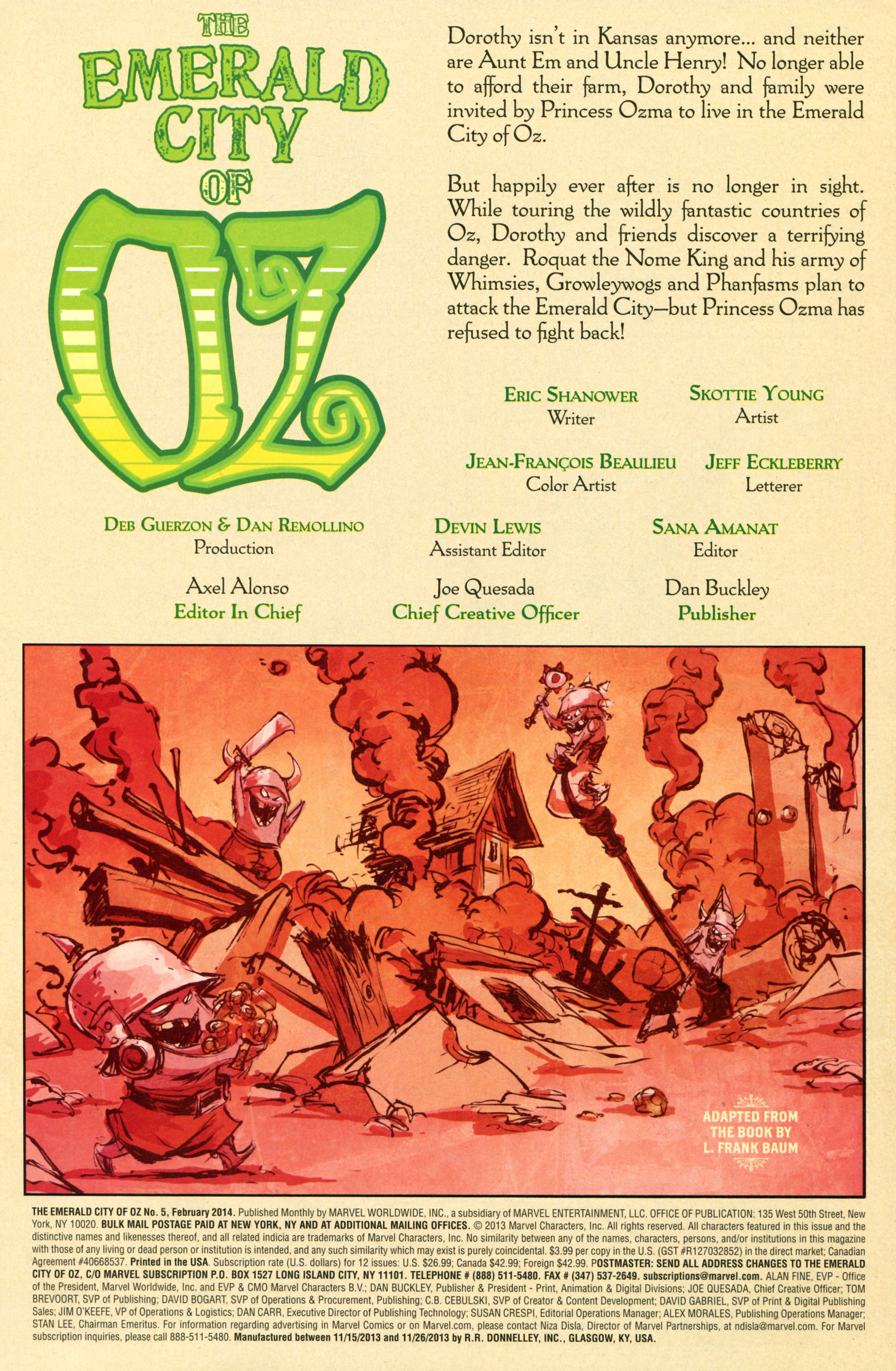 Read online The Emerald City of Oz comic -  Issue #5 - 2