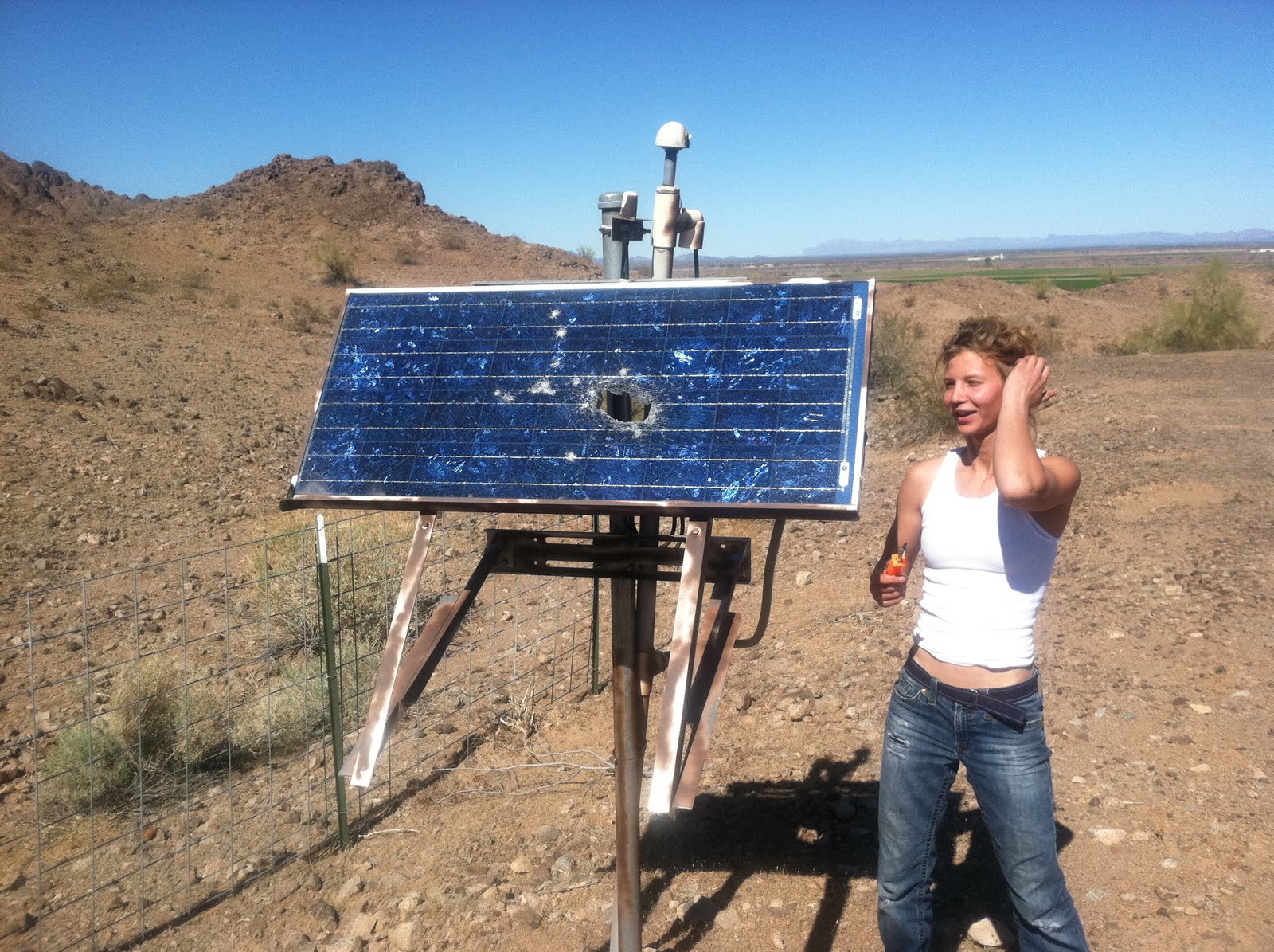 Arizona Geology Yuma earthquake monitoring station vandalized